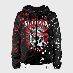 Куртка с капюшоном женская Stigmata, цвет: 3D-черный