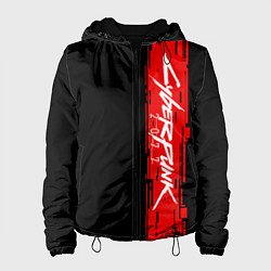 Куртка с капюшоном женская CYBERPUNK 2077, цвет: 3D-черный