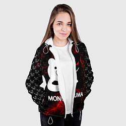 Куртка с капюшоном женская MONOKUMA, цвет: 3D-белый — фото 2