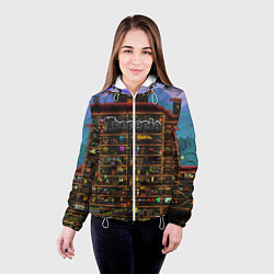 Куртка с капюшоном женская TERRARIA, цвет: 3D-белый — фото 2