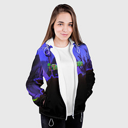 Куртка с капюшоном женская TERRARIA, цвет: 3D-белый — фото 2