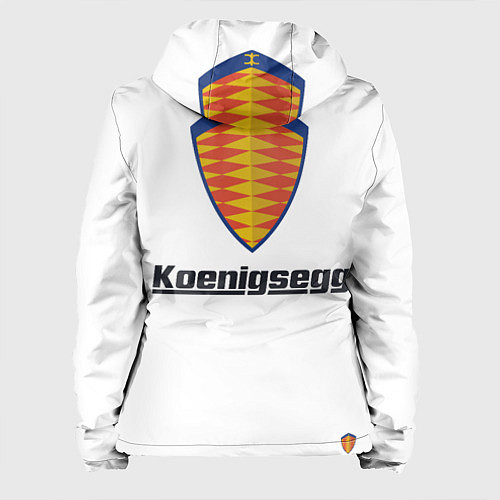 Женская куртка Koenigsegg / 3D-Белый – фото 2