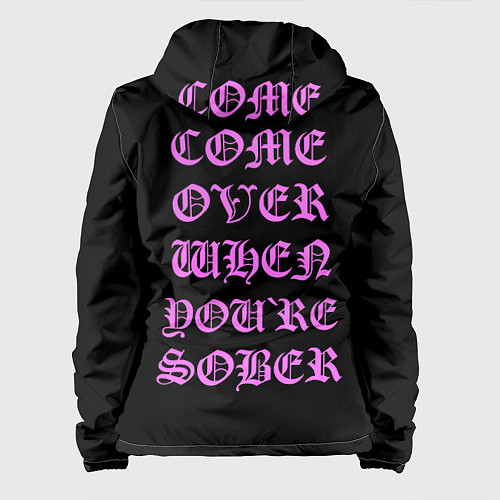 Женская куртка LIL PEEP НА СПИНЕ / 3D-Белый – фото 2