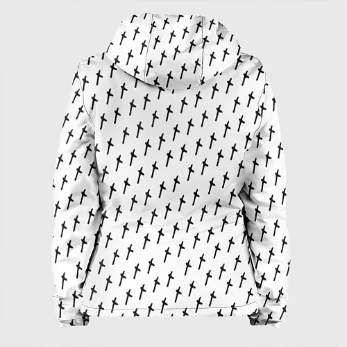 Женская куртка LiL PEEP Pattern / 3D-Белый – фото 2