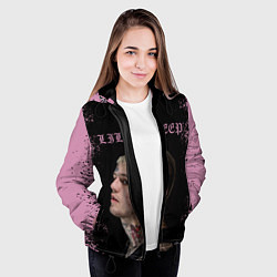 Куртка с капюшоном женская LiL PEEP, цвет: 3D-черный — фото 2