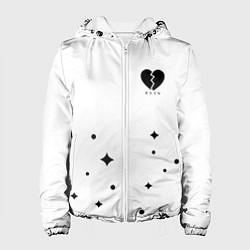 Куртка с капюшоном женская ТИКТОКЕР - PAYTON MOORMEIE, цвет: 3D-белый