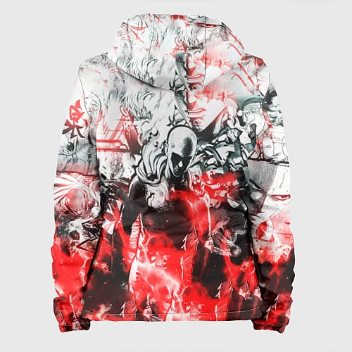 Женская куртка One-Punch Man Collage / 3D-Белый – фото 2