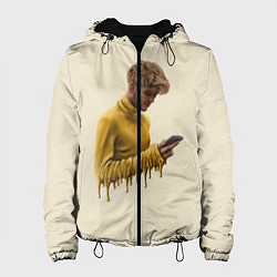 Куртка с капюшоном женская Lil Peep, цвет: 3D-черный