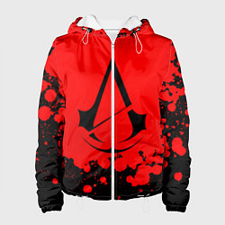 Куртка с капюшоном женская Assassin’s Creed, цвет: 3D-белый