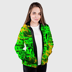 Куртка с капюшоном женская BILLIE EILISH, цвет: 3D-черный — фото 2