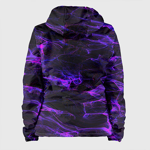 Женская куртка Текстуры / 3D-Черный – фото 2