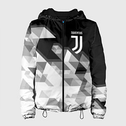 Куртка с капюшоном женская JUVENTUS, цвет: 3D-черный