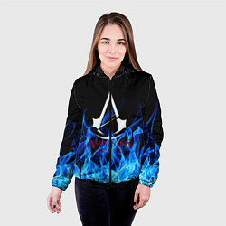 Куртка с капюшоном женская Assassin??s Creed, цвет: 3D-черный — фото 2