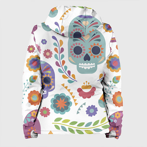 Женская куртка Мексиканские мотивы / 3D-Белый – фото 2