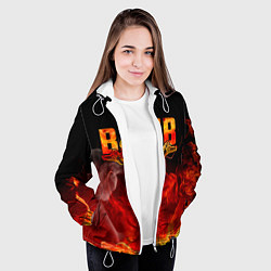 Куртка с капюшоном женская ВДВ, цвет: 3D-белый — фото 2