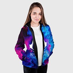 Куртка с капюшоном женская ASSASSINS CREED, цвет: 3D-черный — фото 2