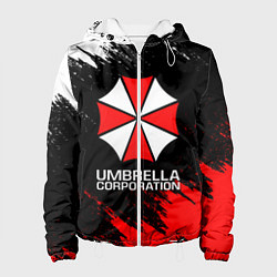 Куртка с капюшоном женская UMBRELLA CORP, цвет: 3D-белый