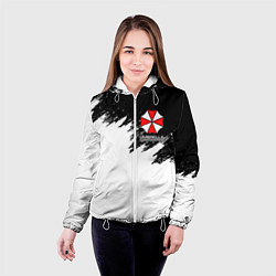 Куртка с капюшоном женская UMBRELLA CORP, цвет: 3D-белый — фото 2