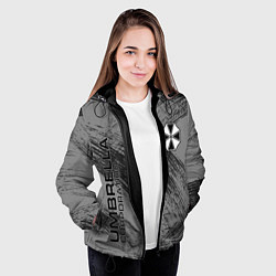 Куртка с капюшоном женская Umbrella Corporation, цвет: 3D-черный — фото 2