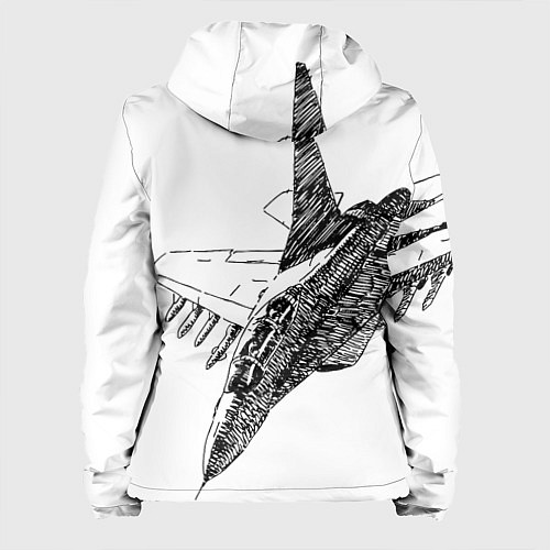 Женская куртка ВВС России / 3D-Белый – фото 2