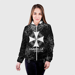 Куртка с капюшоном женская UMBRELLA CORP, цвет: 3D-белый — фото 2