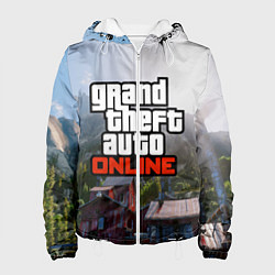 Куртка с капюшоном женская GTA Online, цвет: 3D-белый