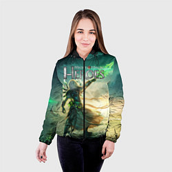 Куртка с капюшоном женская Heroes of Might and Magic, цвет: 3D-черный — фото 2