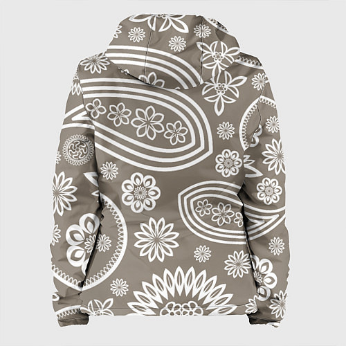 Женская куртка Цветочная роспись / 3D-Белый – фото 2
