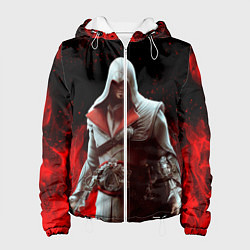 Куртка с капюшоном женская ASSASSINS CREED, цвет: 3D-белый