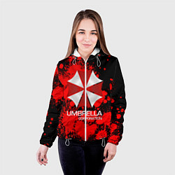 Куртка с капюшоном женская UMBRELLA CORP, цвет: 3D-белый — фото 2