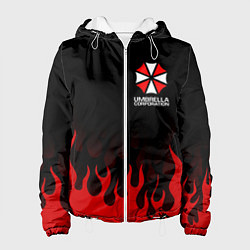 Куртка с капюшоном женская UMBRELLA CORPORATION, цвет: 3D-белый