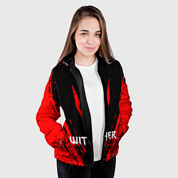 Куртка с капюшоном женская THE WITCHER, цвет: 3D-черный — фото 2