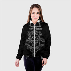 Куртка с капюшоном женская EVa-updown, цвет: 3D-белый — фото 2