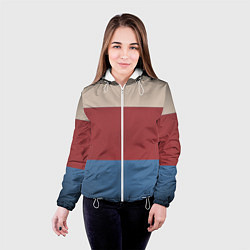 Куртка с капюшоном женская Куртка Отиса, цвет: 3D-белый — фото 2