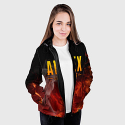 Куртка с капюшоном женская APEX LEGENDS, цвет: 3D-черный — фото 2