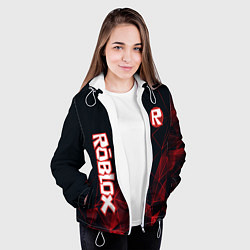 Куртка с капюшоном женская ROBLOX, цвет: 3D-белый — фото 2