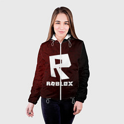 Куртка с капюшоном женская Roblox, цвет: 3D-белый — фото 2