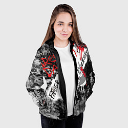 Куртка с капюшоном женская Green Day - Father of All MF, цвет: 3D-черный — фото 2