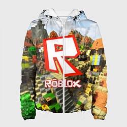 Куртка с капюшоном женская ROBLOX, цвет: 3D-белый