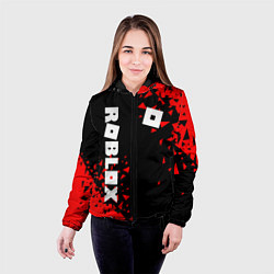 Куртка с капюшоном женская ROBLOX, цвет: 3D-черный — фото 2