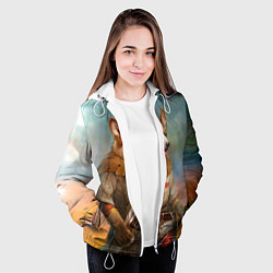Куртка с капюшоном женская КОРГИ ЛУЧНИК, цвет: 3D-белый — фото 2