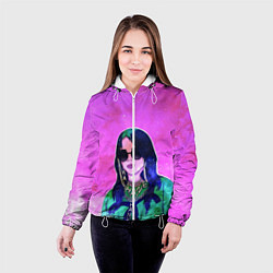 Куртка с капюшоном женская БИЛЛИ АЙЛИШ, цвет: 3D-белый — фото 2