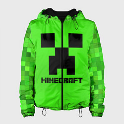 Куртка с капюшоном женская MINECRAFT, цвет: 3D-черный
