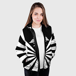 Куртка с капюшоном женская ВВС, цвет: 3D-черный — фото 2