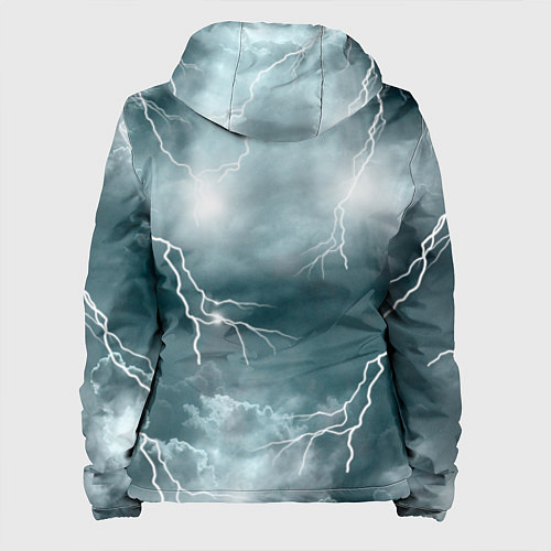 Женская куртка Грозовой кошак / 3D-Белый – фото 2