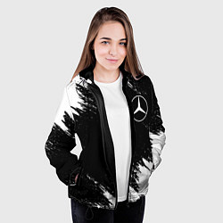 Куртка с капюшоном женская MERCEDES, цвет: 3D-черный — фото 2