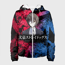 Куртка с капюшоном женская Bungou Stray Dogs, цвет: 3D-белый