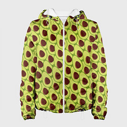 Куртка с капюшоном женская ЗДОРОВОЕ ПИТАНИЕ, цвет: 3D-белый