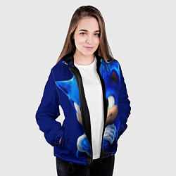 Куртка с капюшоном женская SONIC, цвет: 3D-черный — фото 2