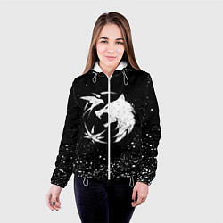 Куртка с капюшоном женская ВЕДЬМАК, цвет: 3D-белый — фото 2
